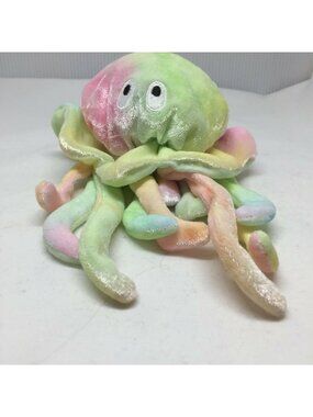 Ty Beanie Baby Goochy Jellyfish Pastel Plush Stuffed Animal Retired W/O Tag